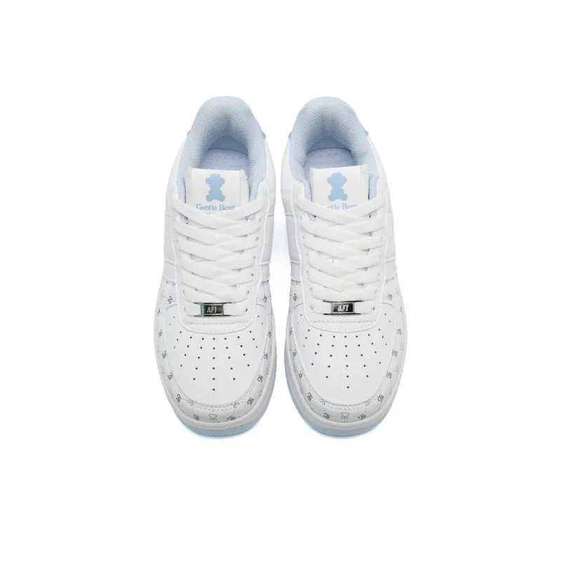 Teddy Bear Collection Coverage, Abrasion Resistant, Lightweight, And Breathable Low Top Skateboard Shoes Unisex-18