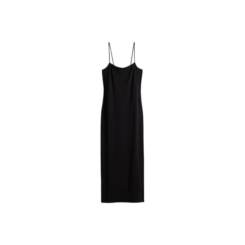 H&M Slip Dresses Women's Black-0