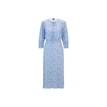 HUGO BOSS Long-Sleeved Dresses Women's Blue