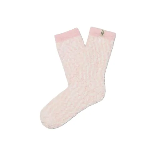 UGG Mid Calf Socks Women's 1 Pack Pink