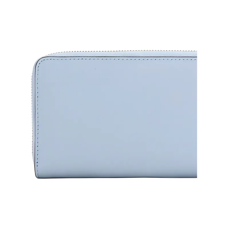 MICHAEL KORS Jet Set Travel Cow Leather Wallet Mini Women's Blue-3