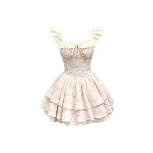 ABBY GODDESS Sleeveless Dress Women's Pink