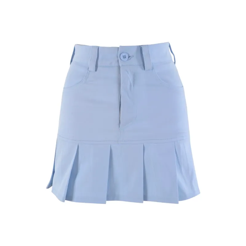 CLOUD SEASON Casual Short Skirts Women's Blue-0