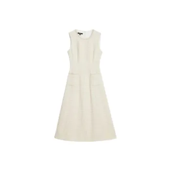 Yiner Sleeveless Dress Women's Beige