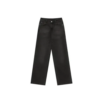ELF SACK Jeans Women's Urban Chic Style Black Gray