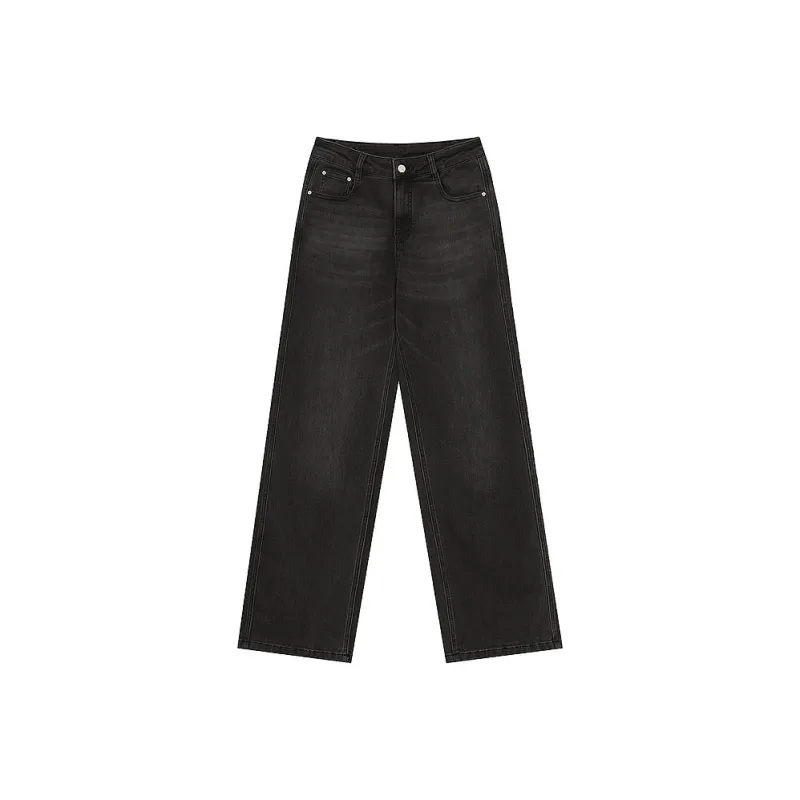 ELF SACK Jeans Women's Urban Chic Style Black Gray-0