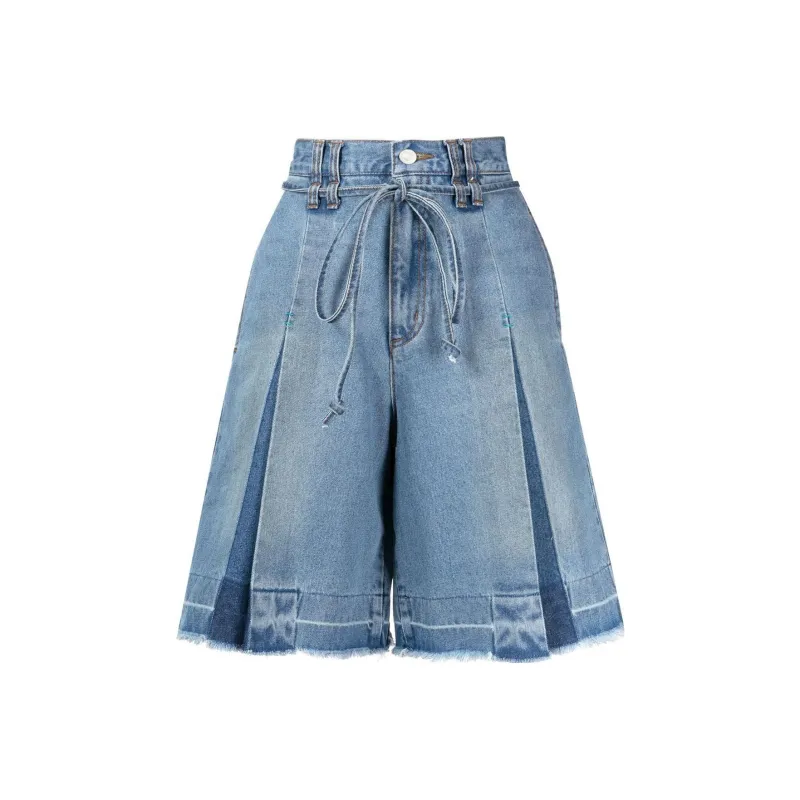 ANDERSSON BELL Denim Shorts Women's Blue-0