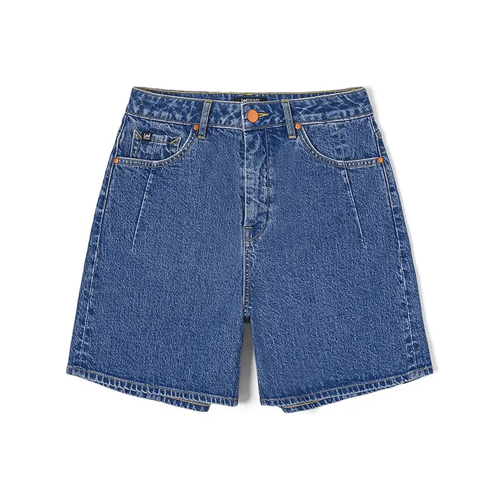 Lee Xline X Dragon Ball Z Collaboration Collection Lee X Dragon Ball Collaboration Denim Shorts Women's Medium Blue-0