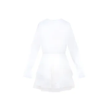 The Temptation Of The Muse Long Sleeved Dresses Women's White