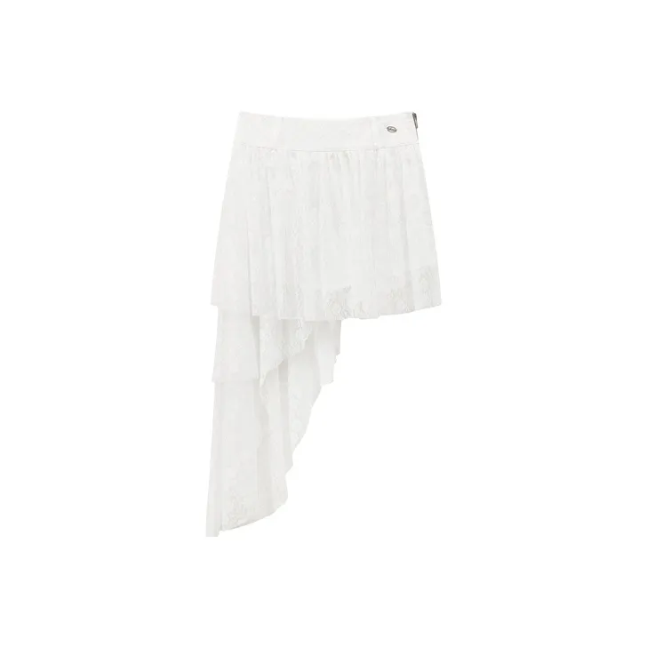 CHUU Casual Short Skirts Women's White-0