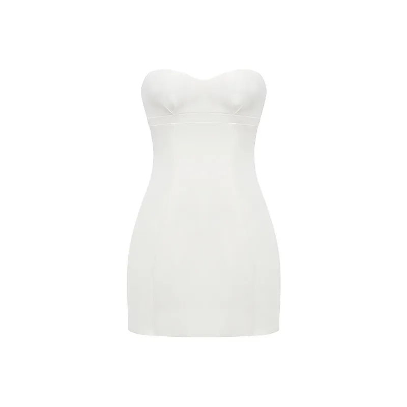 HOUSE OF CB MIMI Sleeveless Dress Women's WHITE/White-7