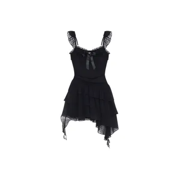 Manekniv Slip Dresses Women's Black