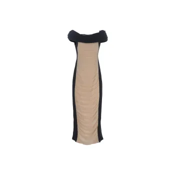 Rotate Ruched Maxi Dress