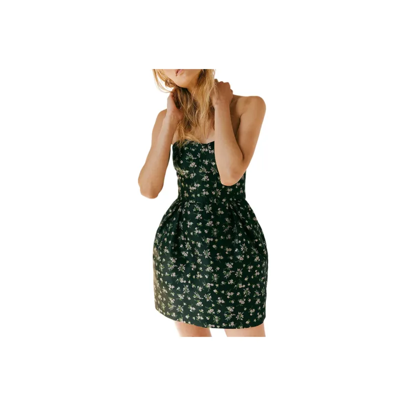 FREE PEOPLE Maison Amory At First Sight Mini Dress Sleeveless Dress Women's Castle Gardens-0