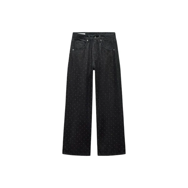 ZARA Trf Jeans Women's Dark Indigo-0