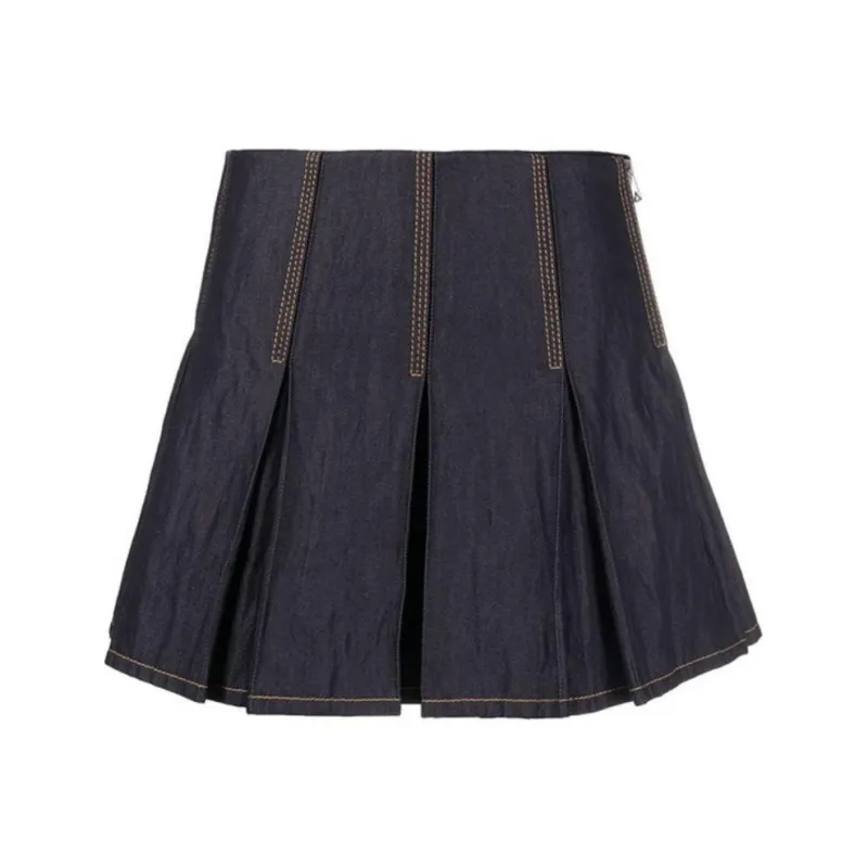 Bottega Veneta Pleated Mini Skirt-0