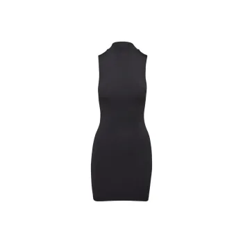 ARITZIA Contour Contour Mockneck Mini Dress Sleeveless Dress Women's Black