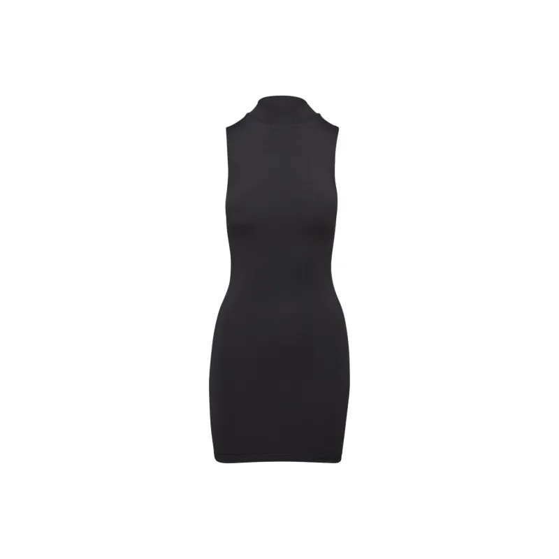 ARITZIA Contour Contour Mockneck Mini Dress Sleeveless Dress Women's Black-0