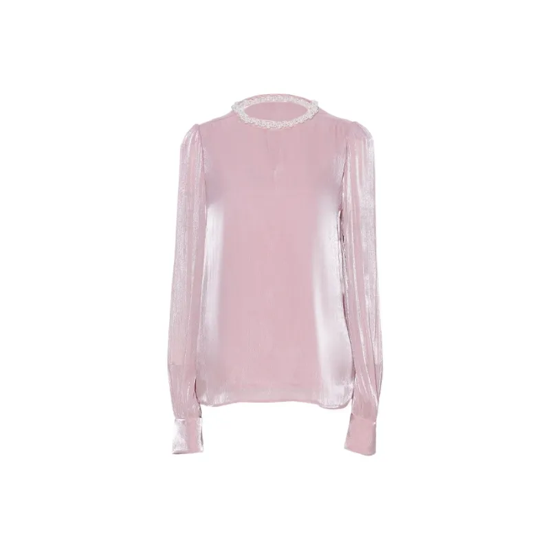 DPLAY Shirts Women's Shimmer Pink-0