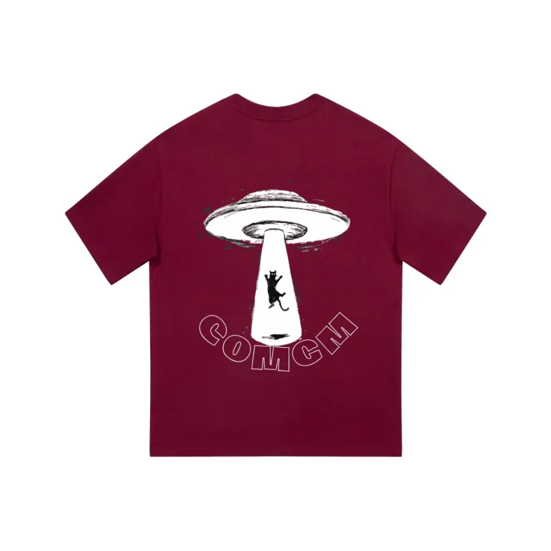 COMGM Drop Shoulder Sleeve T Shirt Women's-13