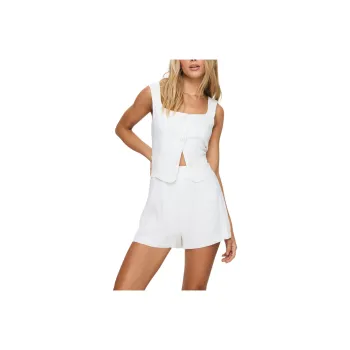 PRINCESS POLLY RIVA SET Casual Suit Women's White/White