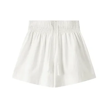 LEDIN Casual Shorts Women's Bright White In Stock