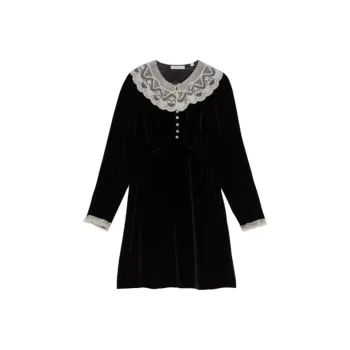 DOEN LISBETH DRESS Long Sleeved Dress Women's Black
