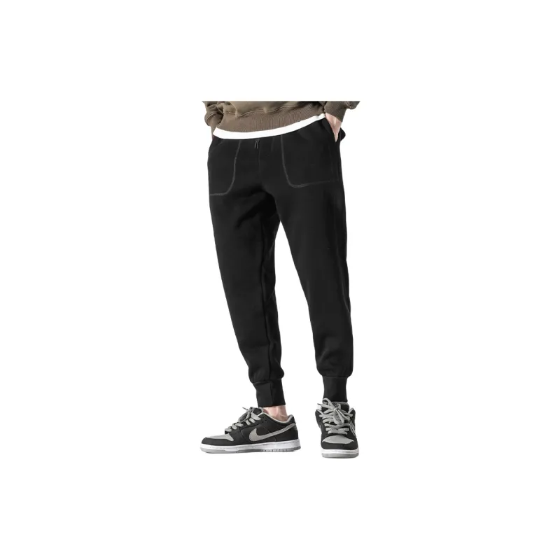 GTHOMME Knitted Fabric Casual Pants Unisex-1