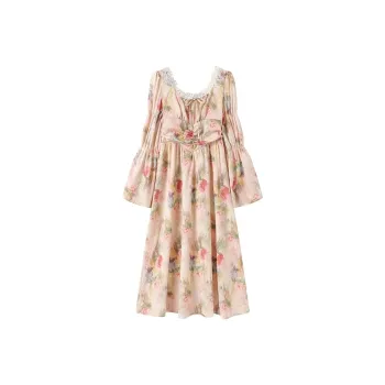 GULIANFEI Long Sleeved Dresses Women's Image Color