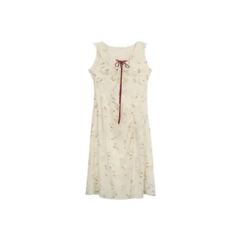 PLAY BUSH Sleeveless Dress Women's Yellow