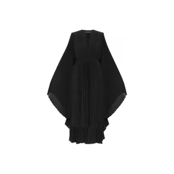 Balenciaga Pleated Maxi Dress