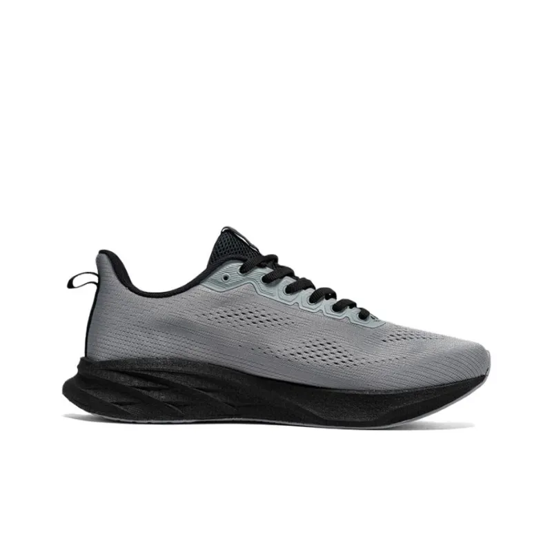361° Wear resistant And Lightweight Low Top Casual Running Shoes Men's Gray Black-1