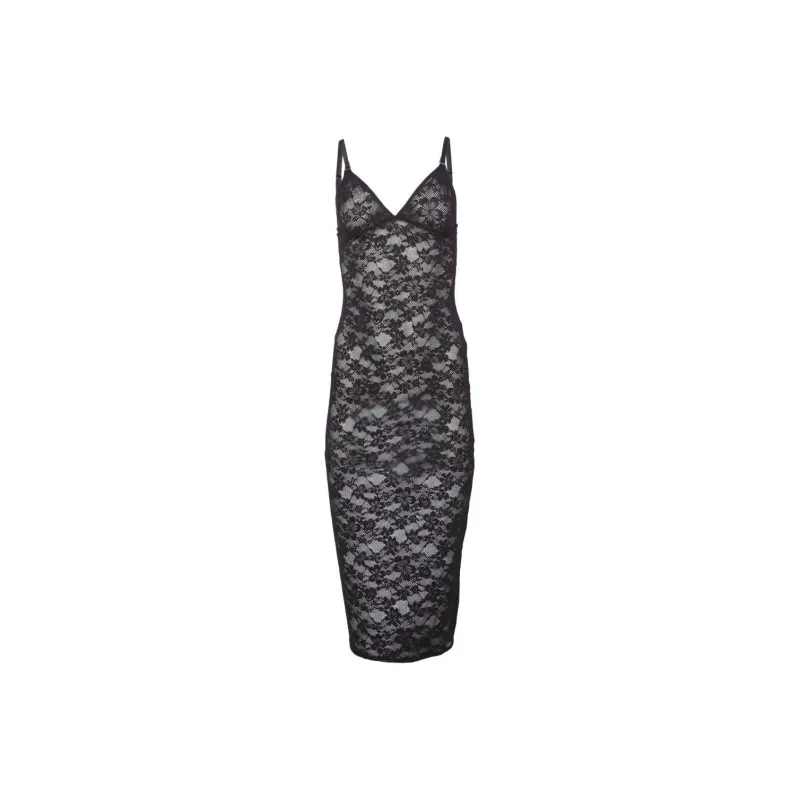 Fleur Du Mal Le Stretch Lace Slip Dress-0