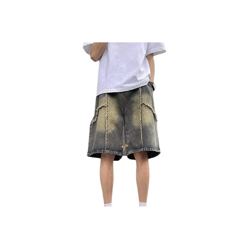 TELENT Denim Shorts Unisex Image Color-0