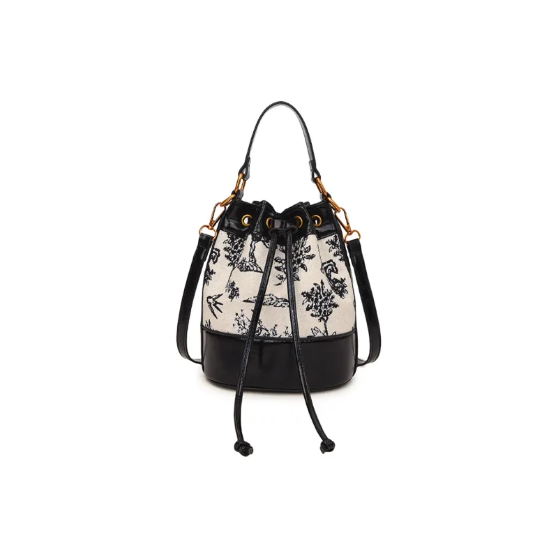 Single Warehouse PU Bucket Bag Handbag Women's Multicolor-18