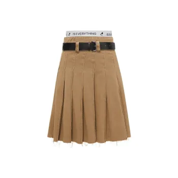 D'zzit Denim Short Skirts Women's Dark Khaki