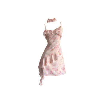 Manekniv Slip Dress Women's Oil Painting Multicolor