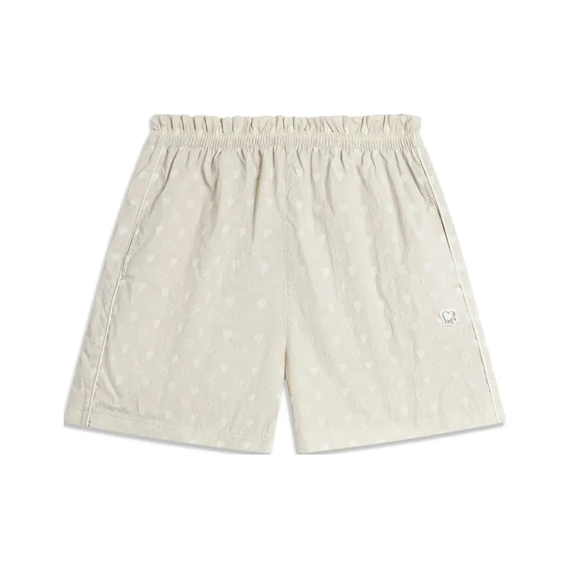 LiNing Sports Life Collection Sports Shorts Women's Oat Gray-0