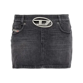 DIESEL Ron S2 Logo Detailed Mini Skirt