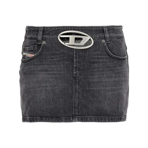 DIESEL Ron S2 Logo Detailed Mini Skirt