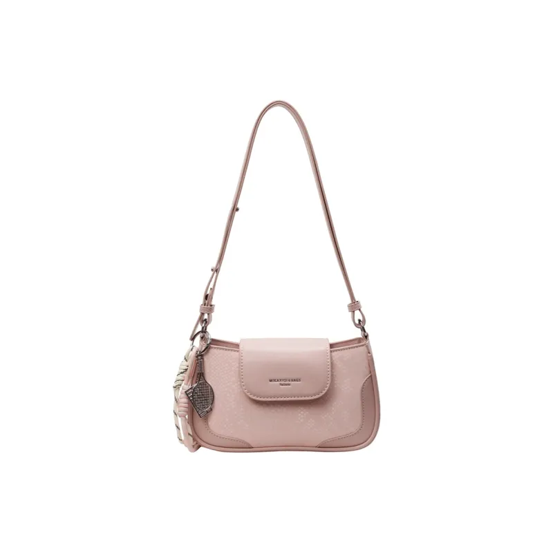TOUTSEUL YOLO PU Shoulder Bag Regular Women's Ecru/Silver/Black/Pink-14