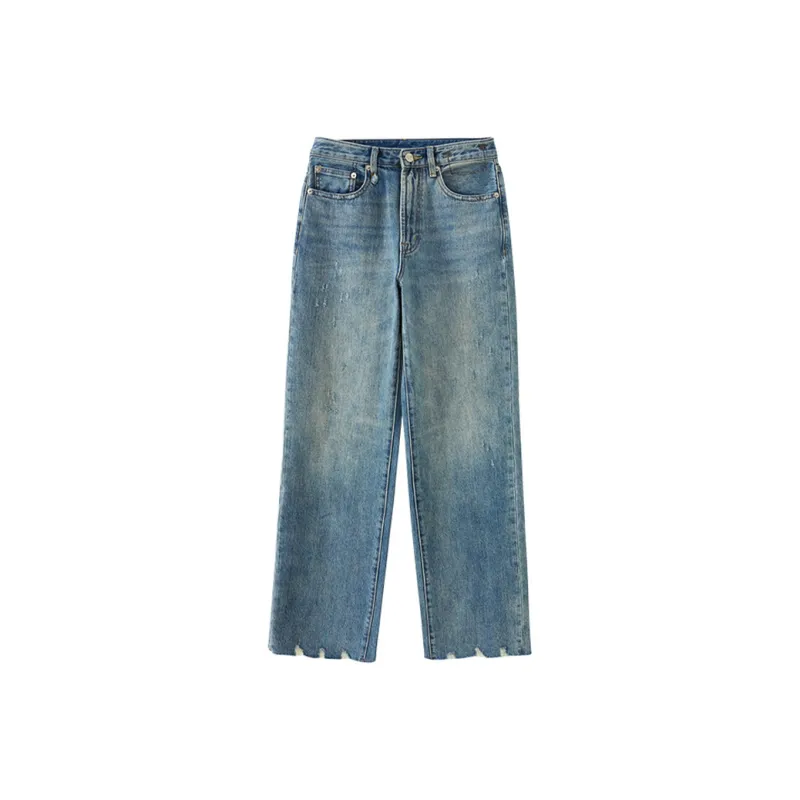 CHARM PICK Jeans Women's Distressed Color-0