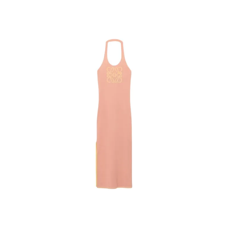 LOEWE SS25 Sleeveless Dress Women's Pink-0