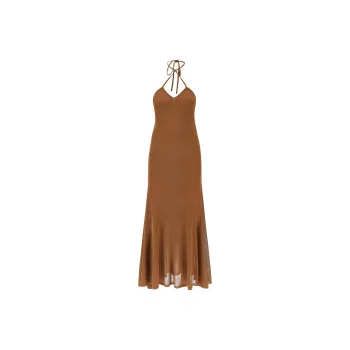 TOM FORD Sleeveless Open Back Maxi Dress