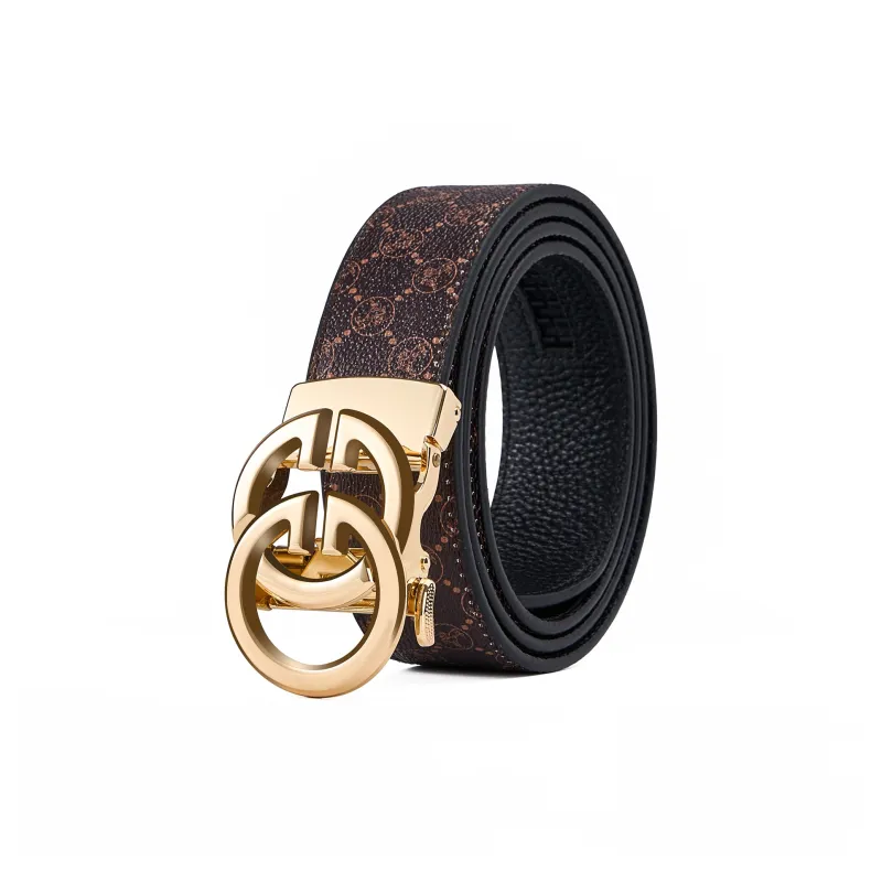 POLOMEISDO Microfiber Genuine Leather Belt Utility Box Men's Width 3.5cm-10