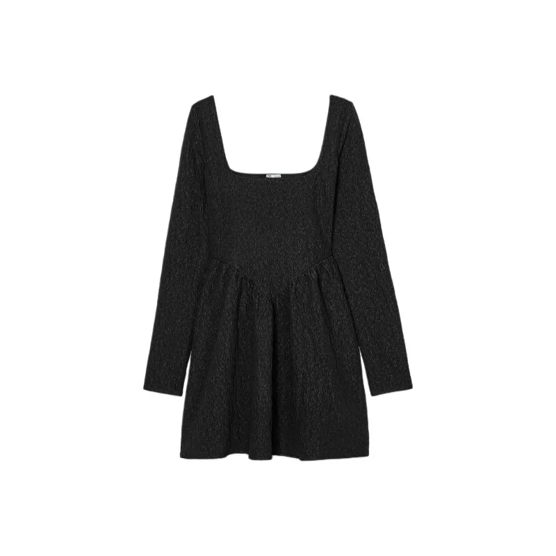 ZARA Long Sleeved Dresses Women's Black-0