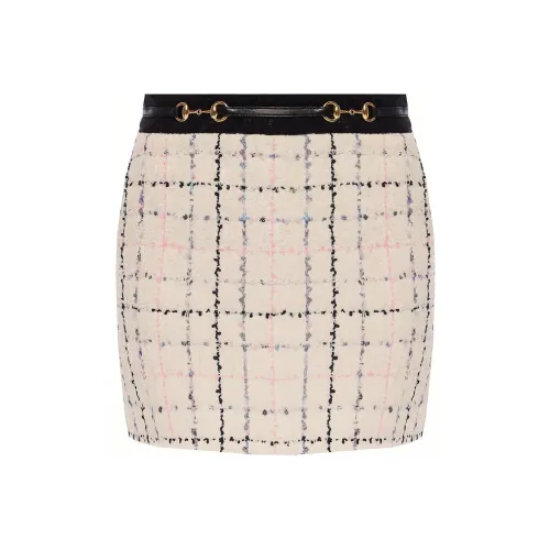 GUCCI Casual Short Skirts Women's Beige