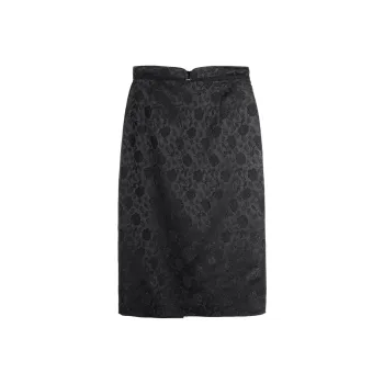 MISSSHINE Casual Long Skirts Women's Black