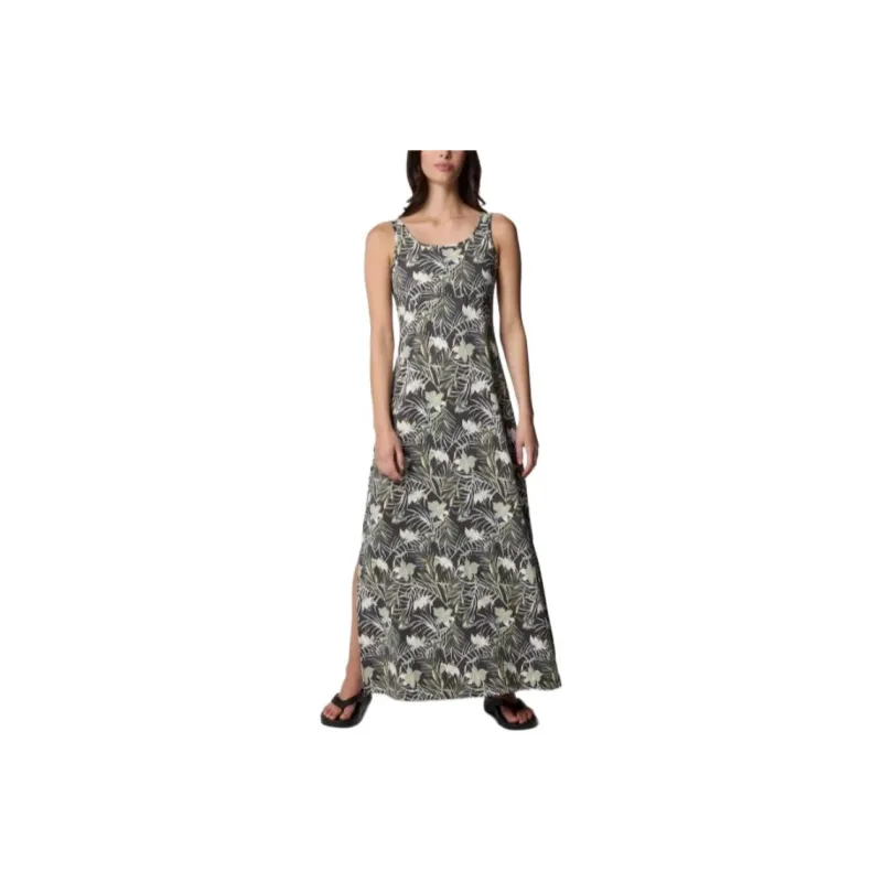 Columbia PFG Freezer Sleeveless Dress Women's Plum Tree-0