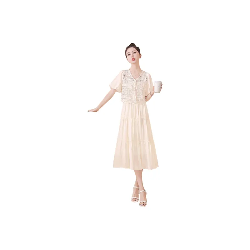 Cypress House Skirt Set Women's Apricot-0